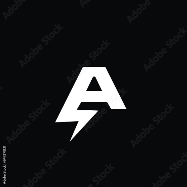 Fototapeta Creative Modern Initial Letter A Logo