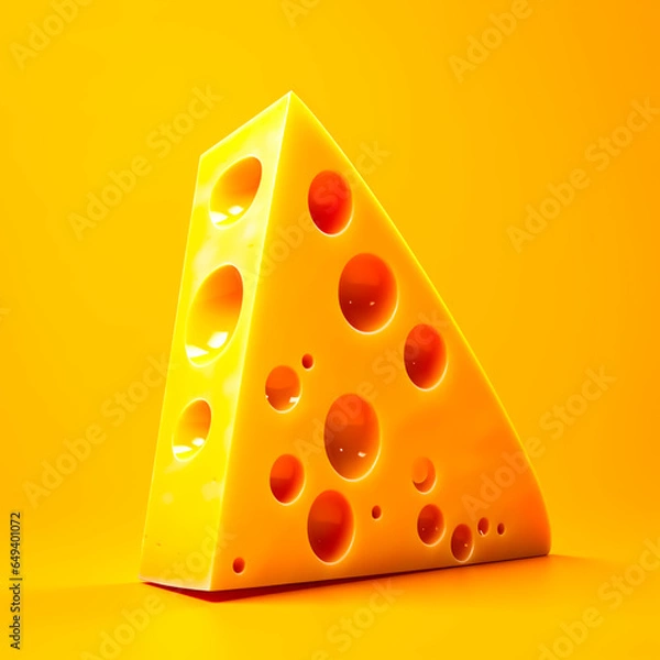 Obraz swiss cheese, generative ai 