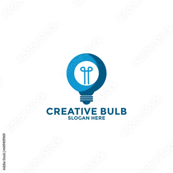 Obraz Bulb Logo Design Template, Creative Modern Bulb Logo Icon