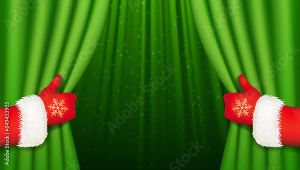 Obraz New Year's background. Vector illustration