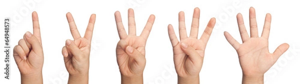 Obraz Liczę do pięciu