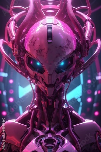 Fototapeta Alien Aberration - Generative AI




