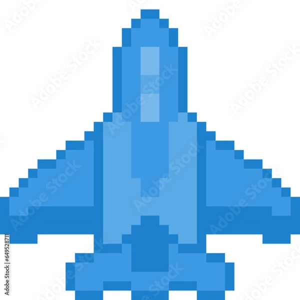 Obraz Plane Pixel Art Icon
