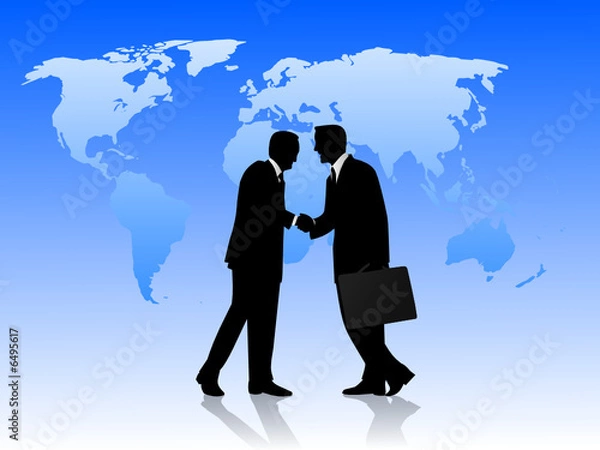 Obraz Businessman handshake