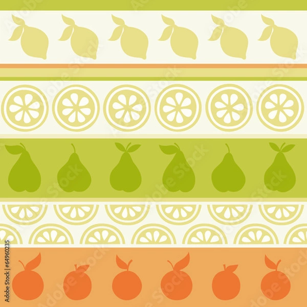 Obraz früchte muster
