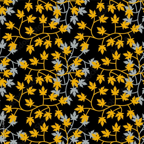 Fototapeta seamless floral pattern