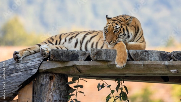 Obraz tiger in the zoo
