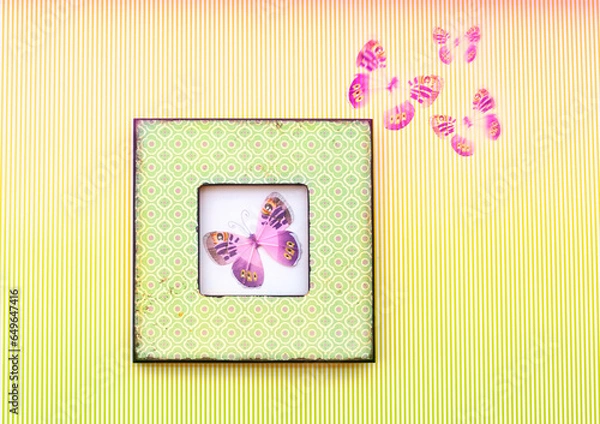 Obraz Butterfly in the frame.