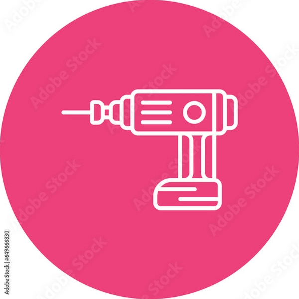 Fototapeta Hand Drill Icon