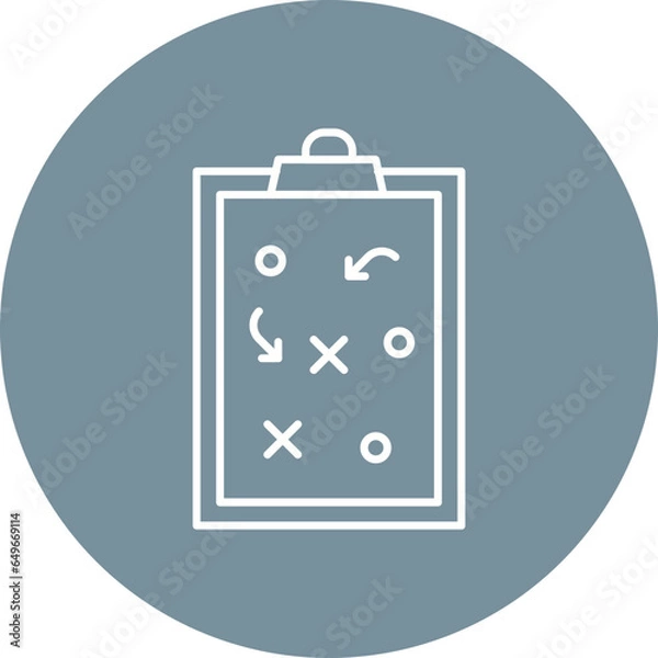 Fototapeta Game Strategy Icon