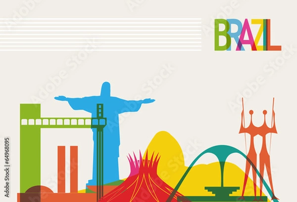 Obraz Brazylia turystyka panoramę