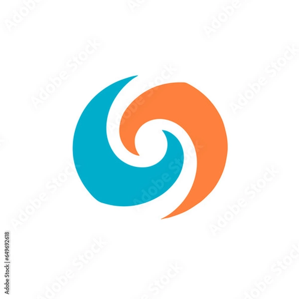 Obraz abstract circle logo