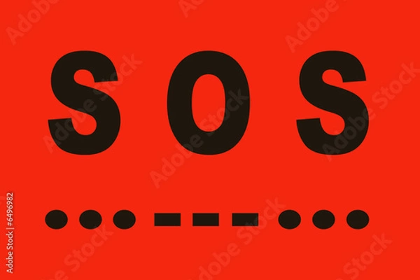 Obraz SOS