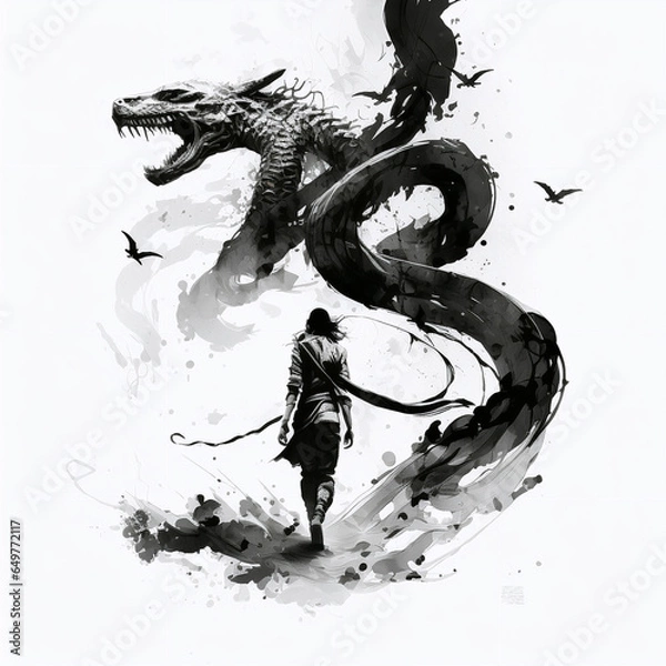 Obraz ドラゴン討伐