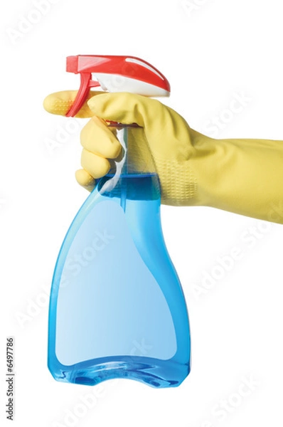Obraz Hand with spray bottle