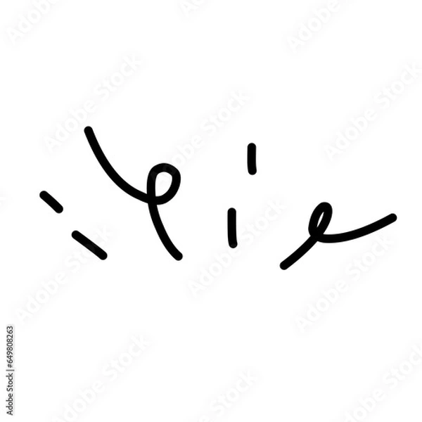 Fototapeta hand drawn explosion line