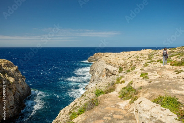 Fototapeta Wied il-Ghasri, Gozo, Malta	