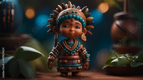 Obraz the girl in a costume