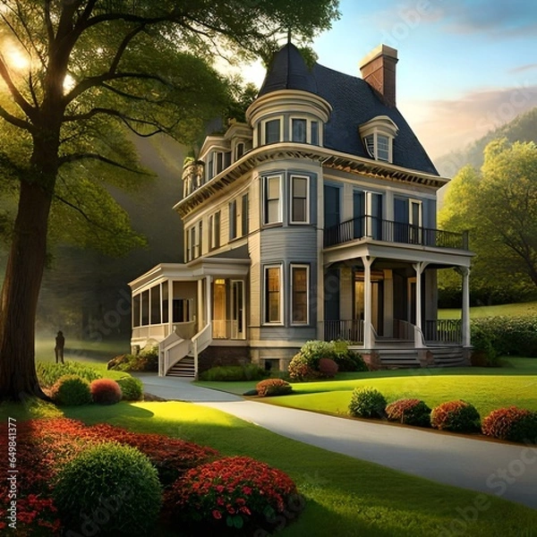 Obraz house on the hill