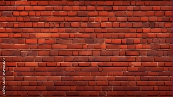Fototapeta Old red brick wall background-topaz.jpeg, Old red brick wall background