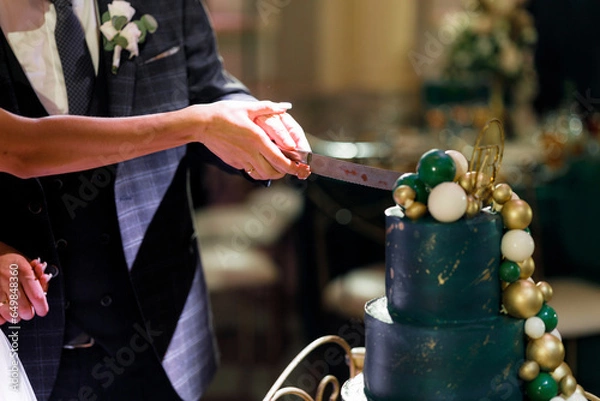 Fototapeta wedding cake green