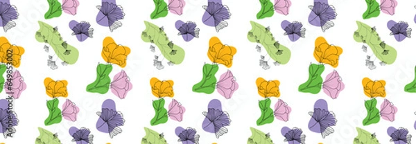 Obraz Seamless Floral Pattern Design