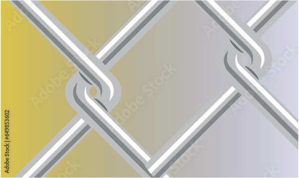 Fototapeta silver chain