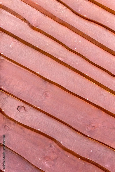 Obraz The brown wood texture with natural patterns