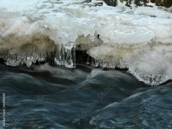 Fototapeta Frozen river