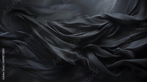 Obraz Black Silk Backdrop