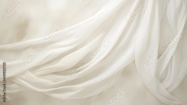 Obraz White Silk Backdrop