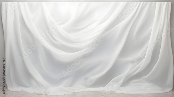 Obraz White Silk Backdrop