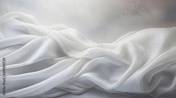 Obraz White Silk Backdrop