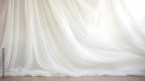 Obraz White Silk Backdrop