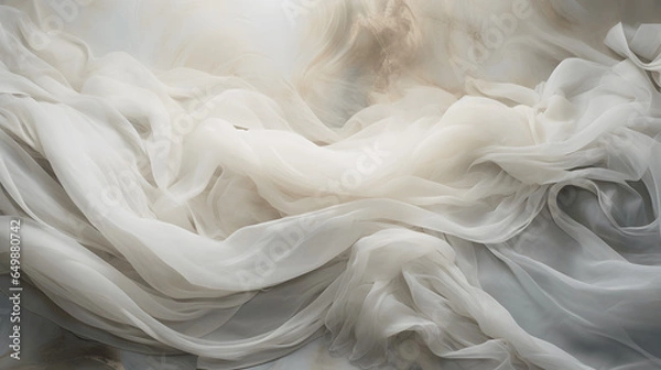 Obraz White Silk Backdrop
