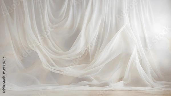 Obraz White Silk Backdrop