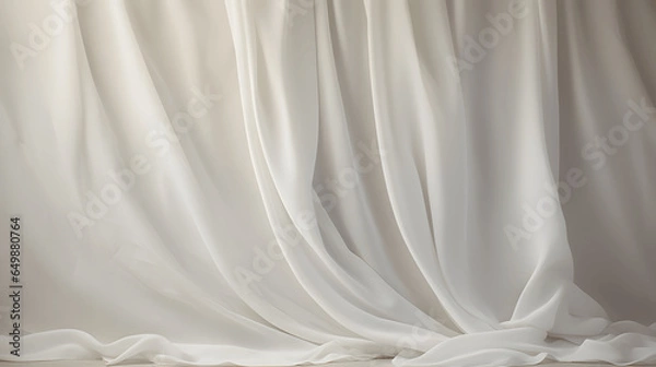 Obraz White Silk Backdrop