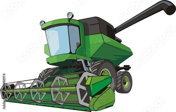 Obraz agriculture harvester