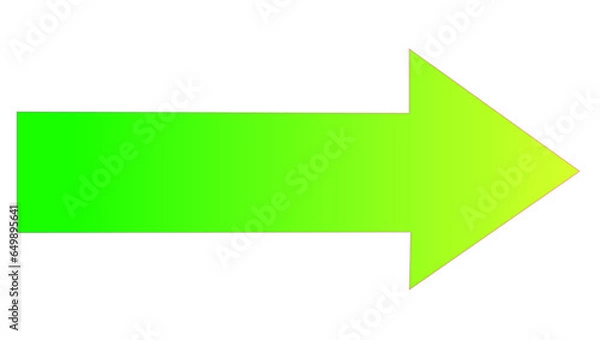 Fototapeta Green Arrow