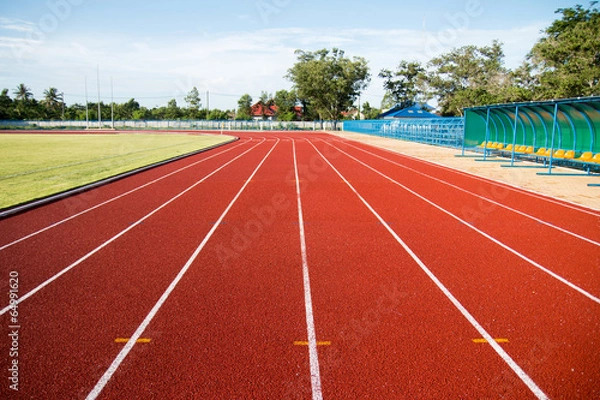 Fototapeta Running track