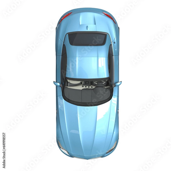 Obraz Blue Car_01