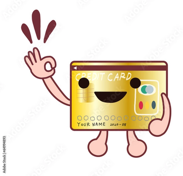 Fototapeta クレジットカード｜OK
