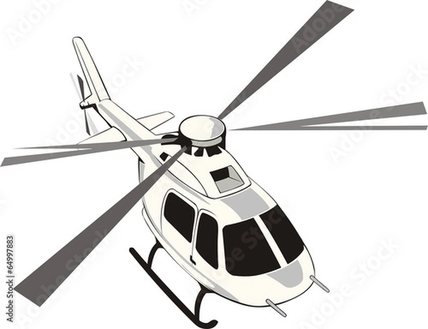 Obraz civil helicopter