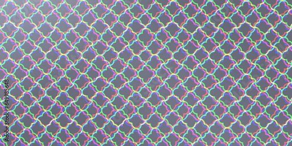 Obraz  SoulSeamless geometric pattern background with  SoulStyle Effect