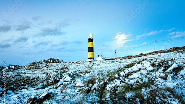 Fototapeta landscape with lighthouse