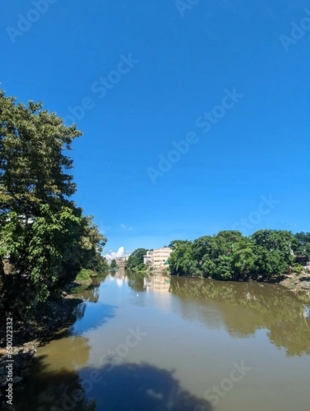 Obraz Lakeside view at Mymensingh, Bangladesh