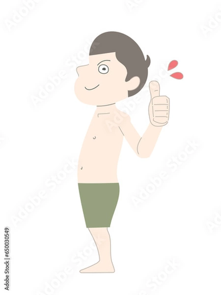 Obraz ダイエット　痩せる　男性