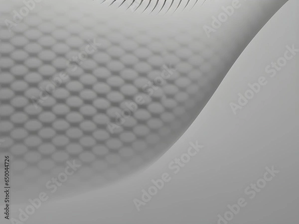 Fototapeta Free vector white  blue curve background ai generated
