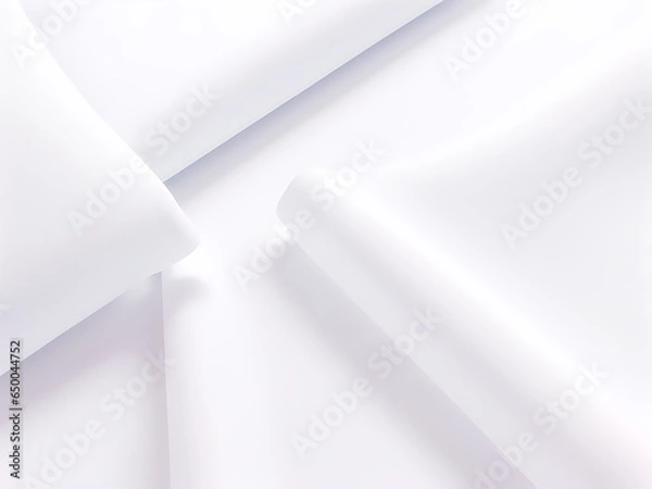Fototapeta Free vector white  blue curve background ai generated