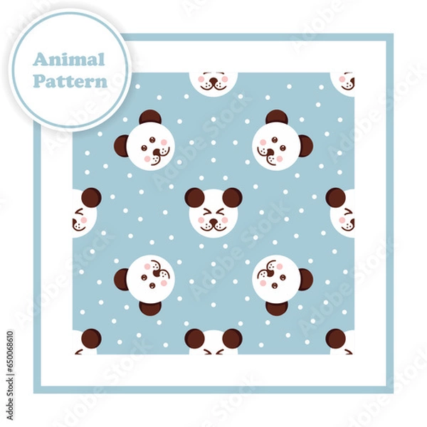 Fototapeta dog pattern 